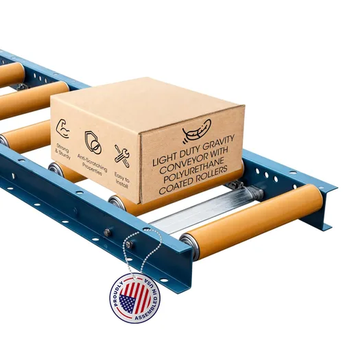 Rieles de guía para rodillos de 1.5 ″ Ruedas de patín y transportadores por gravedad - Accesorios industriales para mesas de rodillos, Rieles de