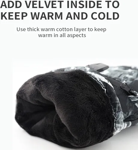 Miniatura 6 de EDIACE Guantes de esquí - Guantes de snowboard impermeables con pantalla táctil de 30 F para hombres, mujeres, niñas, niños, jóvenes, guantes