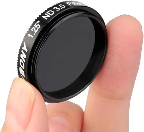 Miniatura 9 de SVBONY Filtro de telescopio SV139 Filtro de luna 0.1 por ciento de transmisión 1.25 pulgadas ND1000 Filtro de densidad nutritiva para telescopio