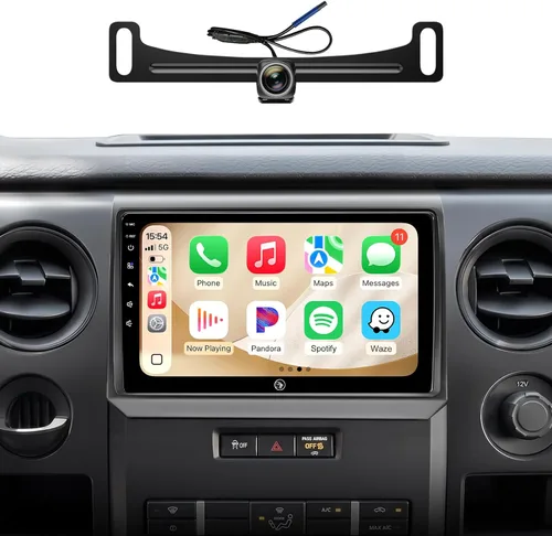 Estéreo de auto Android 13 de 9 pulgadas para Ford F150 2009-2014 – 4G+64G Wireless CarPlay Android Auto Radio, actualización de radio HD, pantalla