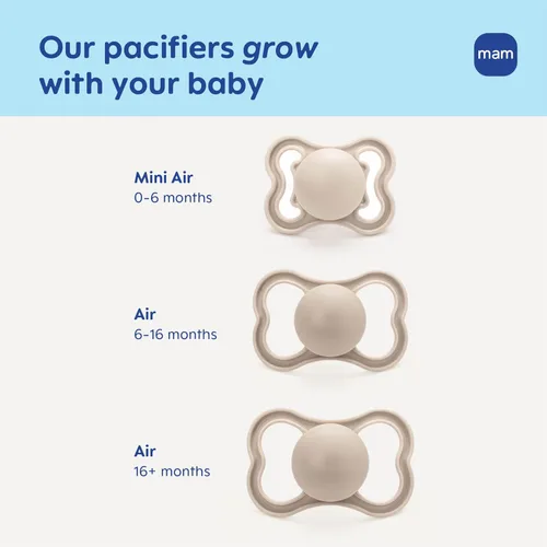 Miniatura 6 de MAM Chupetes Air Matte, para piel sensible, 6+ meses, el mejor chupete para bebés amamantados, chupetes para bebé varón, 6-16, 4