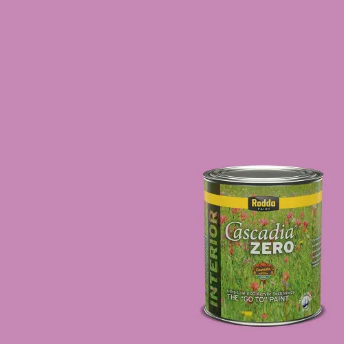 Miniatura 35 de Rodda Paint CASCADIA ZERO - Pintura plana e imprimación para interiores en uno, cuarto de galón, rosa Mullen