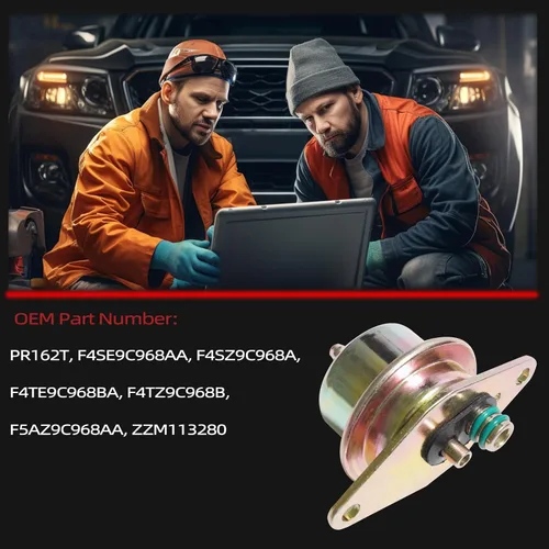 Miniatura 5 de Regulador de presión de inyección de combustible - 2.7BAR, reemplaza a PR162T, F4SE9C968AA, F4SZ9C968A, F4TZ9C968B, F5AZ9C968AA, ZZM113280
