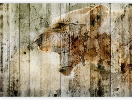Miniatura 11 de artgeist Mural de pared de animales rinocerontes 77 x 55 pulgadas - Papel tapiz autoadhesivo XXL para despegar y pegar, adhesivo extraíble grande