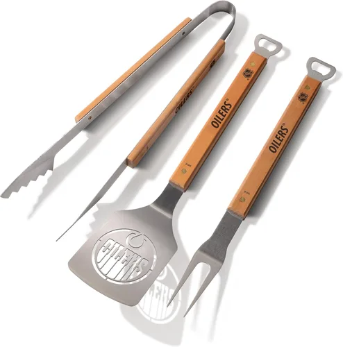 Miniatura 22 de YouTheFan NHL Anaheim Ducks Classic Series - Juego de barbacoa de 3 piezas