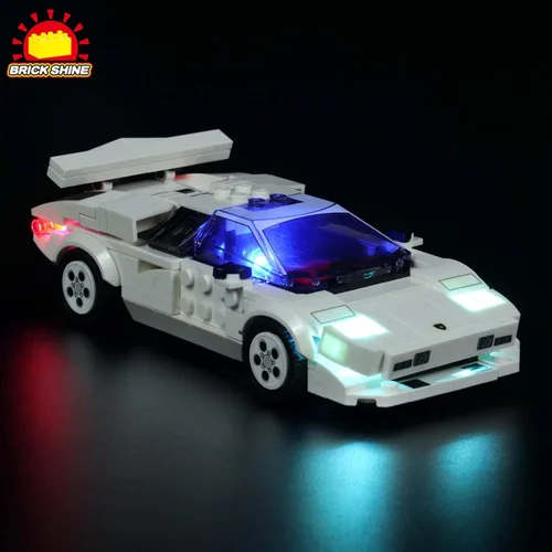 Miniatura 7 de Kit de luces GC para Lego® Speed Champions Lamborghini Countach 76908 (Lego Set no incluido) (Classic)