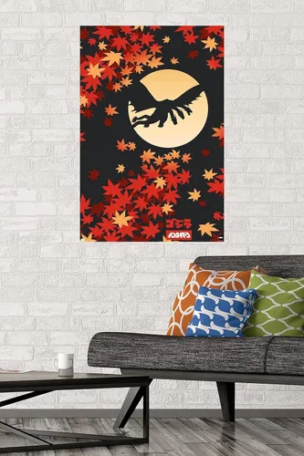 Miniatura 2 de Trends International Godzilla - Póster de pared de silueta, 34 pulgadas de largo x 22.4 W, versión premium sin marco
