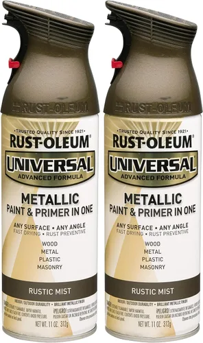 Miniatura 26 de Rust-Oleum 245197 Pintura en aerosol universal para todas las superficies, 12 onzas, negro satinado