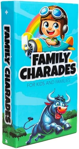 Charadas familiares - para niños y familias | Más de 4 jugadores | Juego de vinculación familiar | Relleno de calcetines | A partir de 4 años |
