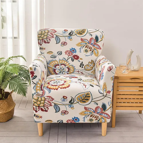 Miniatura 33 de MIFXIN Funda elástica para sillón de banquete, de terciopelo, 1 pieza, de elastano, elástico, protector de muebles, para sofá de 1 plaza con brazos