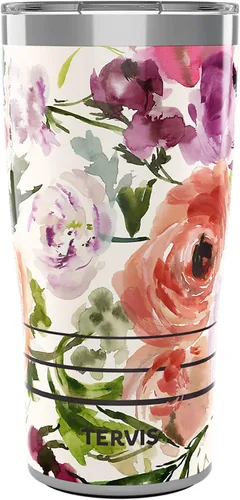Miniatura 16 de Tervis Kelly Ventura - Colección Floral hecha en Estados Unidos Vaso aislado de doble pared para viajes mantiene las bebidas frías y calientes, 24