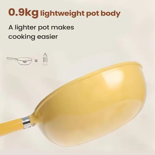 Miniatura 6 de Frying Pan - 1.9L Alloy Lightweight Nonstick Cookware with Lid Nonstick Skillet for Grilling, Saute, Baking, Apartment Cooking, Kitchen Meal Prep