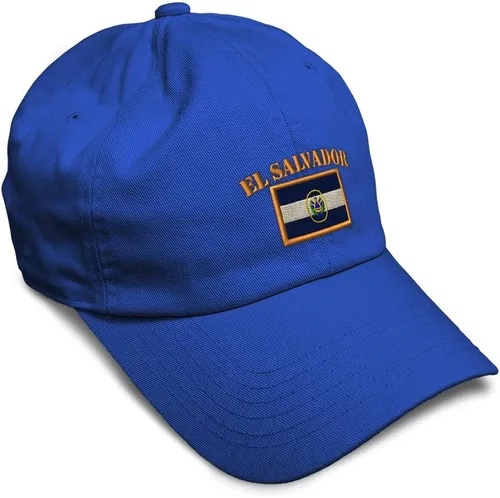 Miniatura 12 de Speedy Pros Sombrero de béisbol suave bordado papá sombrero El Salvador bandera bordado hombres y señoras gorra de béisbol algodón
