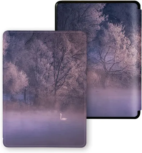 Miniatura 14 de Funda para Kindle Paperwhite5 de 6.8" 2021 con correa de mano - Funda de cuero para Kindle Paperwhite de 11ª generación (pintura abstracta)