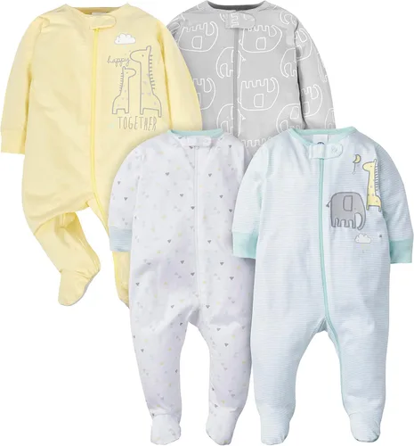 Miniatura 2 de Gerber Paquete de 8 mamelucos de manga corta y 4 paquetes de ropa Sleep 'N Play