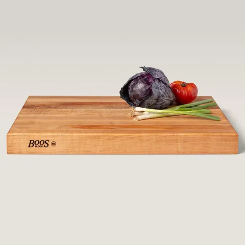 Miniatura 9 de John Boos RA-Board Series Tabla de cortar rectangular de madera de arce de 24 x 18 pulgadas, 2.25 pulgadas de grosor, bloque de carnicero reversible