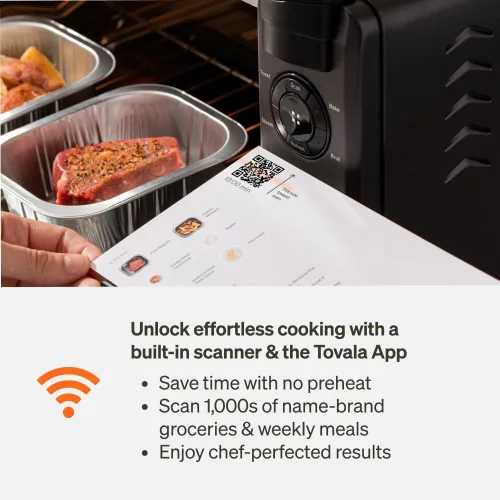 Miniatura 3 de Tovala Smart Oven Pro, horno de convección de sobremesa 6 en 1 - Vapor, tostar, freír al aire, hornear, asar y recalentar - horno de vapor