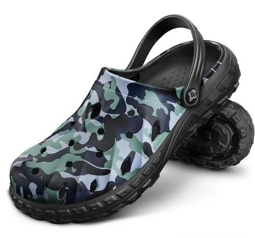 Miniatura 8 de BULLIANT Zuecos para Hombre, Sandalias de Mules Cómodas para Hombre y Mujer con Plantilla Acolchada y Soporte de Arco - EVA Ligera