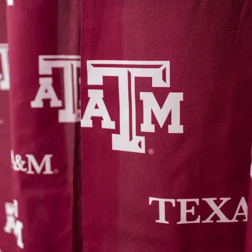 Miniatura 9 de College Covers Everything Comfy Texas A&M Aggies Cortina de Ducha Brillante y Colorida Cover