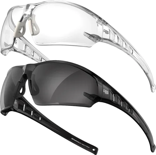 Miniatura 9 de HTS HUNTERSKY Anteojos de seguridad antivaho ANSI Z87.1, tamaño pequeño, protección para laboratorio de ciclismo de pickleball S241 antivaho