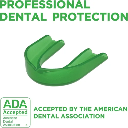 Miniatura 4 de Protector bucal deportivo Delta Dental - Aceptado por la ADA - 2 veces la absorción de impacto - Funciona con brackets - Aqua 2X impact absorption