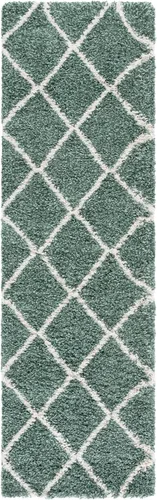 Miniatura 118 de SAFAVIEH - Alfombra de la colección Hudson Shag, diseño de enrejado moderno, no desprende pelusa y fácil de cuidar, 2 pulgadas de grosor, ideal