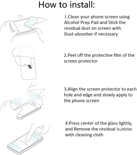 Miniatura 6 de Orzero Paquete de 2 protectores de pantalla de vidrio templado compatibles con Samsung Galaxy Z Fold 3 5G (no para Z Flip 3 5G), versión más pequeña