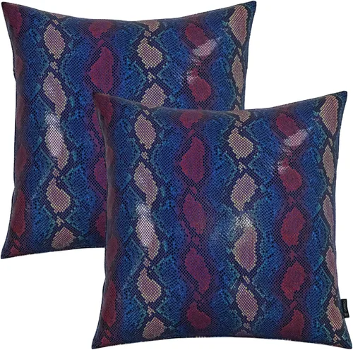 Miniatura 30 de Funda de almohada de piel de cordero – Funda de cojín para sofá – Fundas decorativas para sala de estar o dormitorio, 14 x 14 pulgadas – Negro