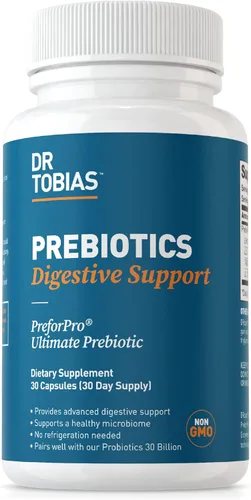 Prebiotico definitivo del Dr. Tobias, el complemento perfecto y el suplemento estimulador para cada probiótico, estimulador probiótico PreforPro