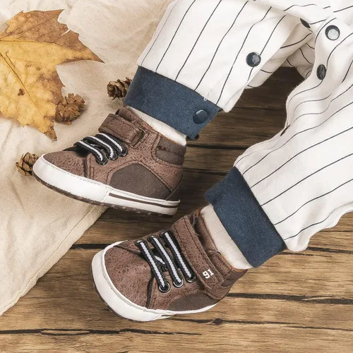 Miniatura 3 de KaKaKiKi - Tenis de lona para bebé infante niños tenis con suela de goma antideslizante tenis de caramelo caminantes primerizos precaminando tenis