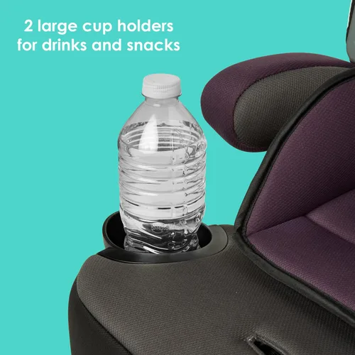 Miniatura 14 de Baby Trend Hybrid SI 3 en 1 - Asiento de coche con refuerzo de combinación con protección contra impactos laterales, Dash Orchid Orquídea Dash
