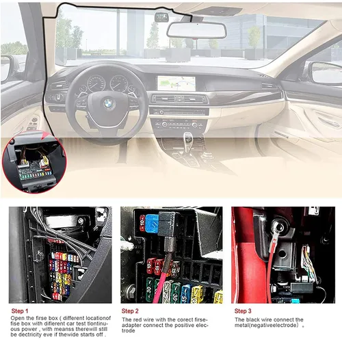 Miniatura 6 de Kit de cableado de radar, kit de cableado de cable directo para Escort Valentine One Uniden Beltronics Cobr Detector de radar conexión rápida Plug