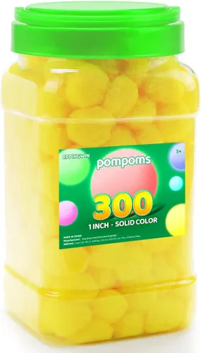 Miniatura 22 de Eppingwin 90 PCS Pompones Multicolores, Pompones Suaves de 1.5 Pulgadas para Manualidades, Colores Surtidos Pompones Grandes para Artes