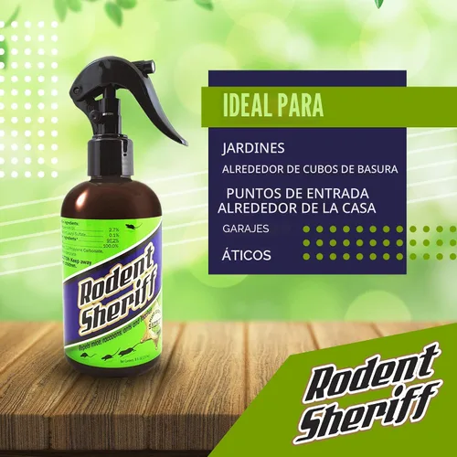Miniatura 3 de Rodent Sheriff Repelente de aceite de menta Spray de control de plagas de acción rápida Repele ratones, mapaches, hormigas y más