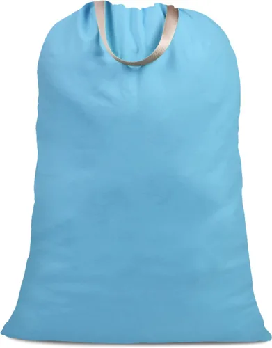 Miniatura 22 de Bolsa de lona de algodón con asas y correas de cordón, bolsas de lavandería extra grandes resistentes para lavandería y hogar, bolsa de ropa sucia