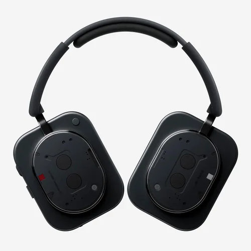 Miniatura 7 de Nothing Auriculares (1) Auriculares híbridos con cancelación activa de ruido, auriculares inalámbricos sobre la oreja con 6 micrófonos, 80 horas