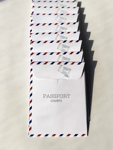 Miniatura 9 de Summer passport holder for women - Mom with Daughter and Son, Eco Leather Wallet Organizer, Personalized Cover for documents