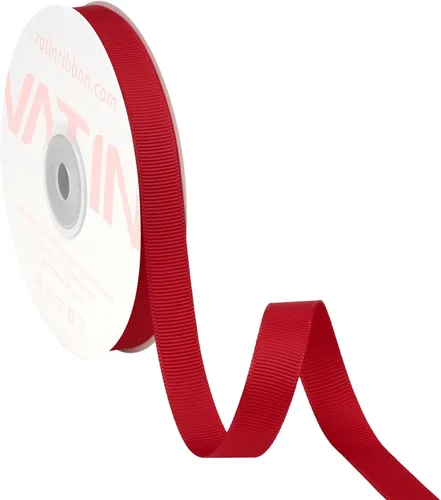 Miniatura 7 de Vatin - Rollo de cinta de grogrén, rollos de 25-50 yardas, perfecto para decoración de bodas, coronas, baby showers, envolturas de paquete de regalo