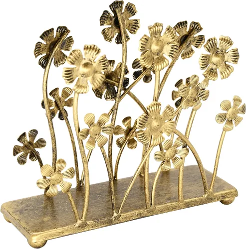 Miniatura 7 de OwlGift Servilletero de hierro vintage para mesa, soporte de pañuelos de granja de girasol, dispensador de servilletas de cóctel, servilleta rústica
