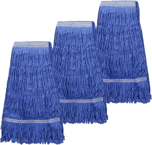 Miniatura 7 de General Cleaning Mop - Repuesto comercial resistente, cabezal de trapeador de alta resistencia, repuesto comercial, repuesto de cabezal de hilo
