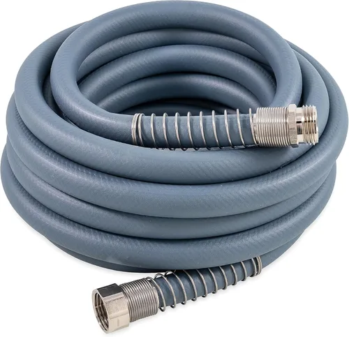 Miniatura 9 de Camco EvoFlex - Manguera de agua de 50 pies - Manguera de agua potable para RV sin plomo, sin BPA y sin ftalatos - Diseño flexible con extremos