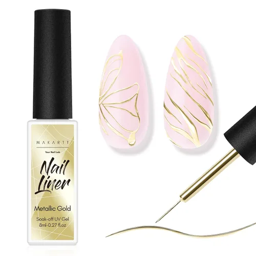 Miniatura 14 de Makartt Juego de esmaltes de uñas de gel con purpurina navideña - 2 piezas de 15ml (0.51 onzas líquidas), gel brillante, removible con UV