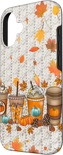 Miniatura 2 de iPhone 16 Acción de Gracias Otoño Hojas Otoño Calabaza Especias Funda