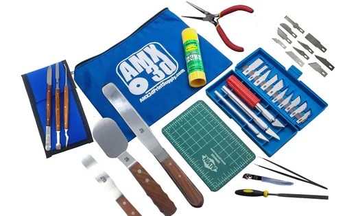 Kit de herramientas de impresora 3D de grado profesional: todas las herramientas y accesorios de impresión 3D necesarios para quitar, limpiar y