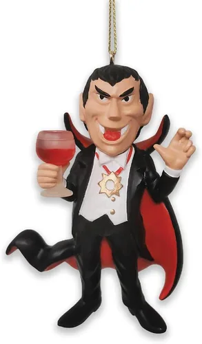 Drácula - Adorno de Navidad de vampiro, decoración de Halloween de resina