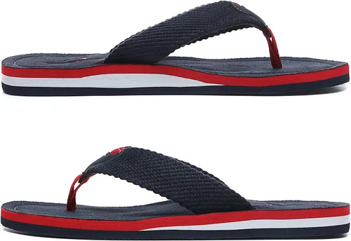 Miniatura 4 de Quickshark Sandalias de cuero para hombre, con soporte de arco, para playa
