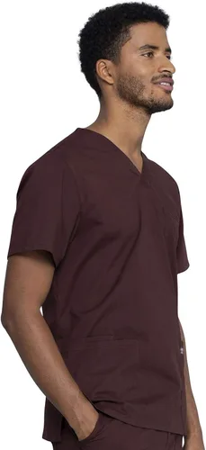 Miniatura 21 de Cherokee WW Professionals WW695 - Camisa de uniforme sanitario para hombre, con cuello en V