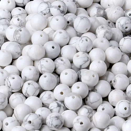 Miniatura 40 de LAIDANLA Cuentas de piedra natural de turmalina rosa y jade, cuentas sueltas redondas de 8 mm, cuentas de piedra preciosa para hacer pulseras, Jade