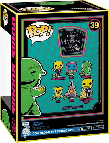 Miniatura 3 de Funko Pop! Disney: La pesadilla antes de Navidad - Oogie (luz negra)