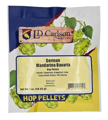 Miniatura 33 de HopUnion 2014A importó pellets de lúpulo para la fabricación de cerveza casera (melón alemán-casco), 1 oz